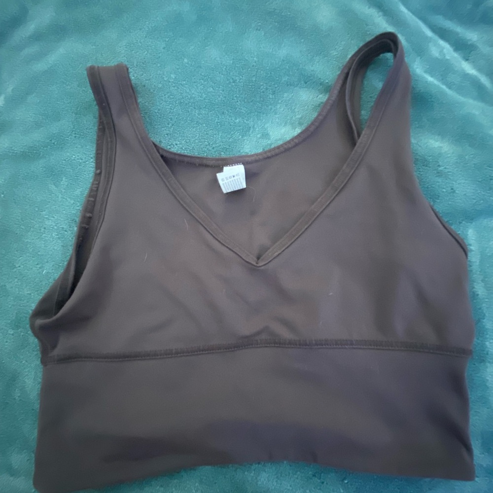Women size small off brand Dri-fit cropped tank top.